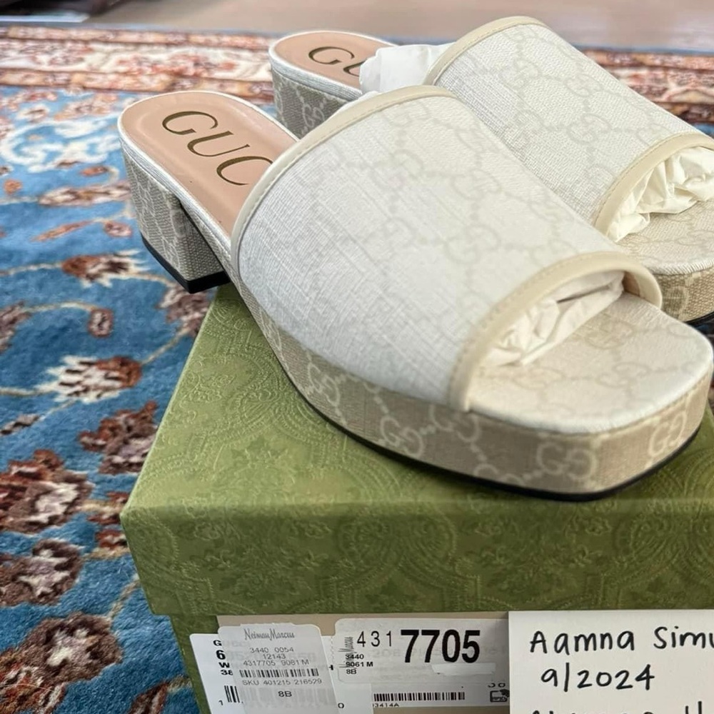 Gucci Plastique Platform Slide size 38